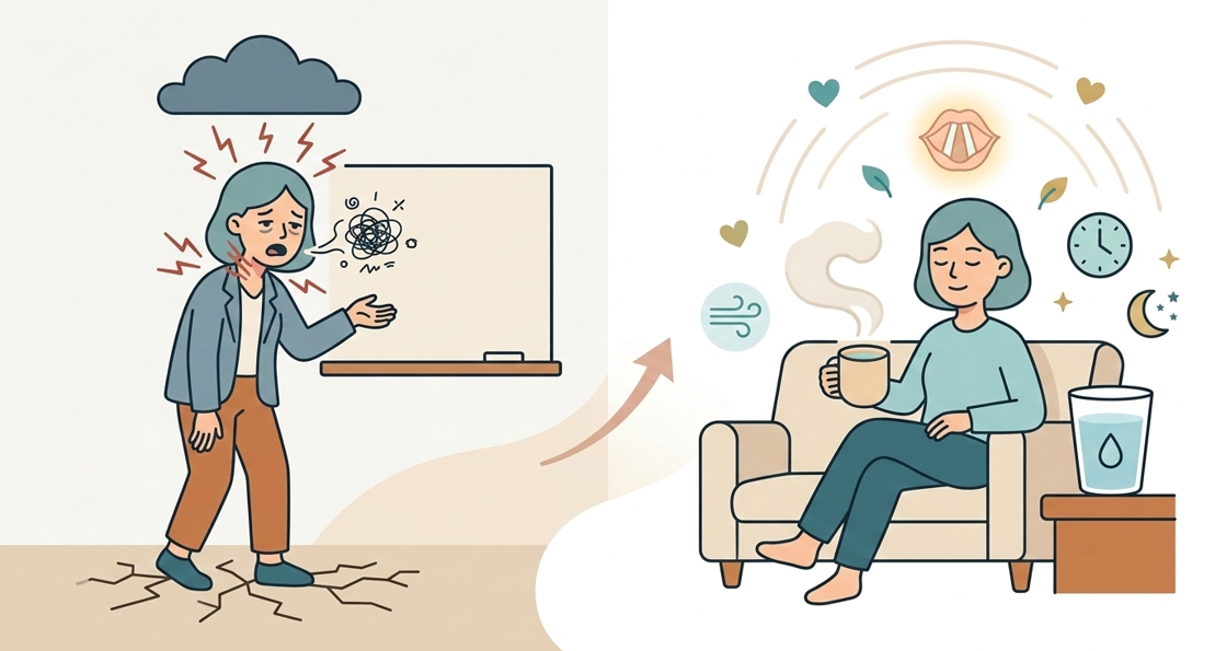 Kelelahan Vokal (Vocal Fatigue): Tips Medis Mengistirahatkan Pita Suara Setelah Seharian Mengajar dan Berbicara